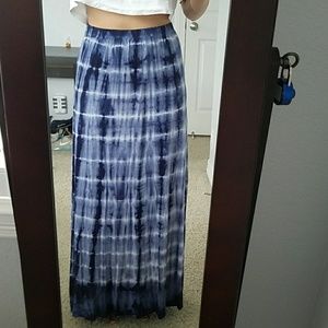 Tie-dye Maxi Skirt